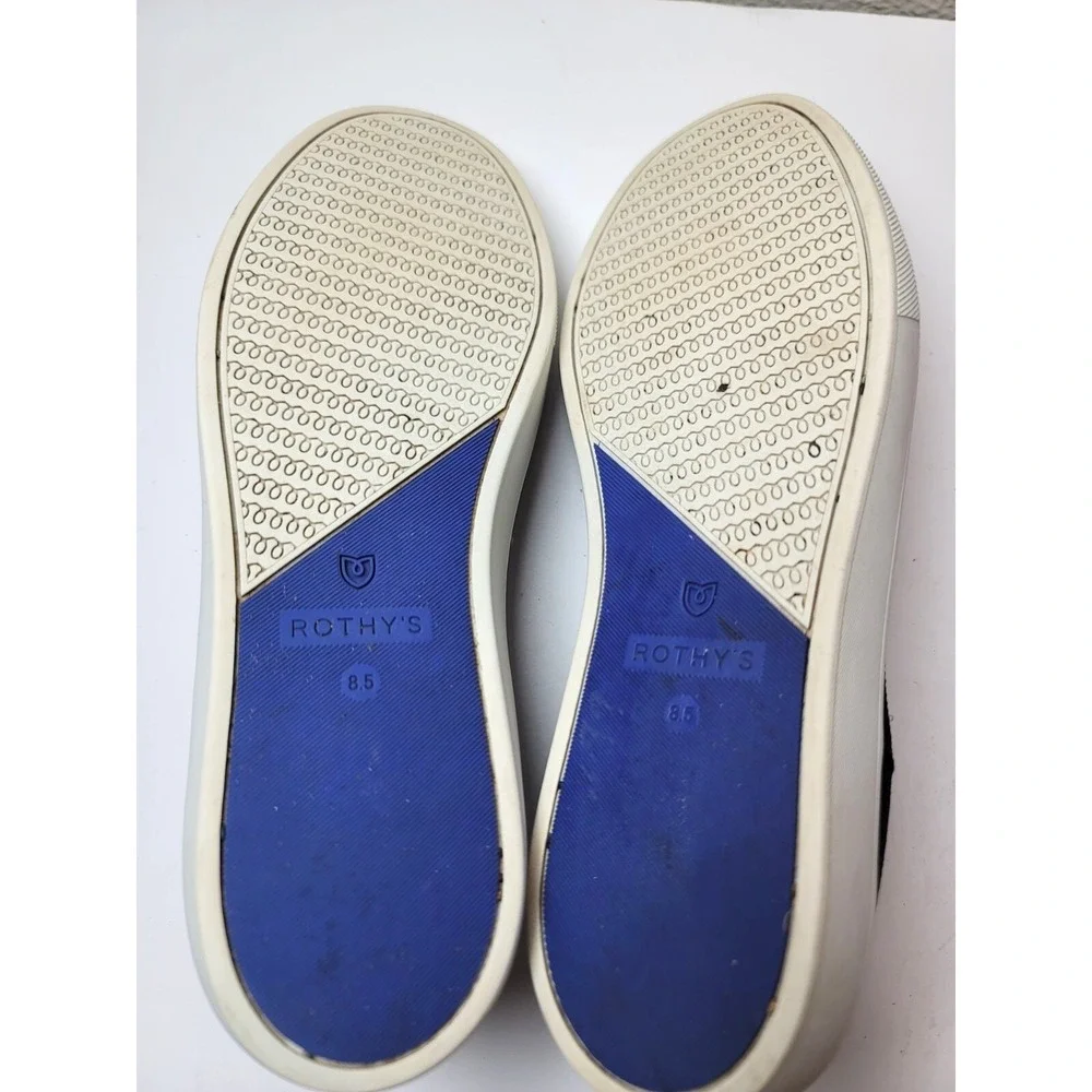 Rothys‎ The Sneaker Womens 8.5 Navy Blue Slip On Casual Washable Shoes
